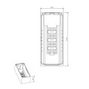 HOESCH Badewanne RIVIERA | Design Badewanne | Acryl | 160x70cm | KOMPLETTPAKET mit Styroporträger und Ablaufgarnitur
