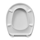 WC-Sitz für DIANA ohne Absenkautomatik Edelstahlscharnier weiß