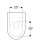 GEBERIT Wand-Tiefspül-WC iCon mit Spülrand 204000000