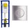 WISA WC Vorwandelement Spülkasten 118cm inkl. Betätigungsplatte ARGOS DF mattchrom