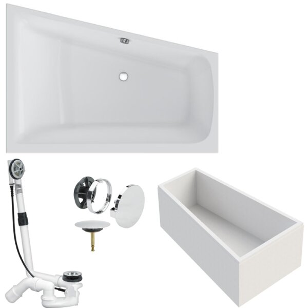 VITRA Badewanne M100 Acryl-Trapezwanne rechts...