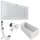 VITRA Badewanne M100 Acryl-Trapezwanne rechts 1700x1200x800 inkl. Styropor-Wannenträger inkl. Ab-/Überlaufgarnitur VIEGA Multiplex