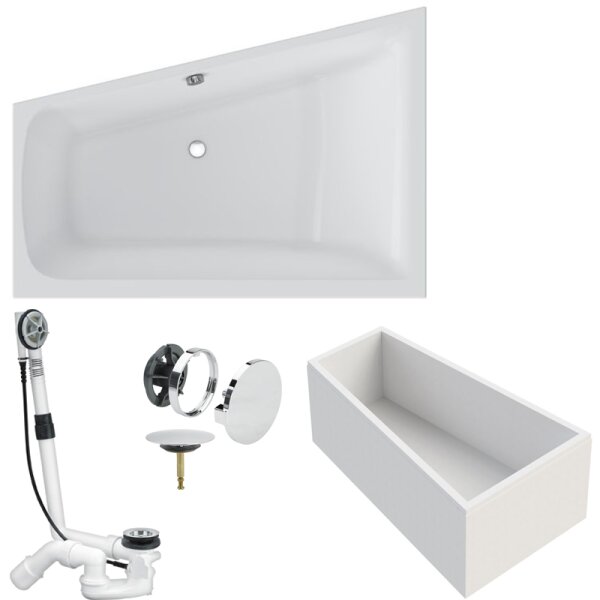 VITRA Badewanne M100 Acryl-Trapezwanne links...