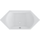 VITRA Badewanne M100 Acryl Sechseck-Einbauwanne 1900x900x470 mm