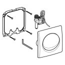GEBERIT Duofix Vorwandelement Basic 130cm + Urinal EURO LIFE + Betätigungsplatte HYBASIC pneumatisch