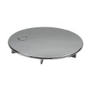 VITRA Duschwanne 80x80x3,5cm superflach Komplettset inkl. Styroportr&auml;ger / Ablaufgarnitur