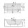 HOESCH Badewanne ELEGANCE | Design Badewanne | mit Mittelablauf | Acryl | 180x80cm | Komplettpaket mit Styroporträger und Ablaufgarnitur