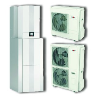 WOLF Luft/Wasser-Wärmepumpe CHC-Split 10/300-50S inkl. BWL-1S-10/400V + Speicher + Puffer + BM-2