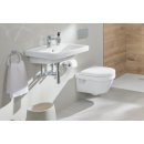 GEBERIT Duofix Vorwandelement Basic + Villeroy & Boch Wand Tiefspül WC NEWO SPÜLRANDLOS + WC-Sitz + Betätigungsplatte DELTA25