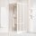 LIFE Duschkabinen-Seitenteil 198cm weiß, Echtglas, transparent