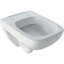 GEBERIT Duofix Vorwandelement Basic + GEBERIT Renova Plan Wand-WC Tiefspüler + WC-Sitz + Betätigungsplatte DELTA25