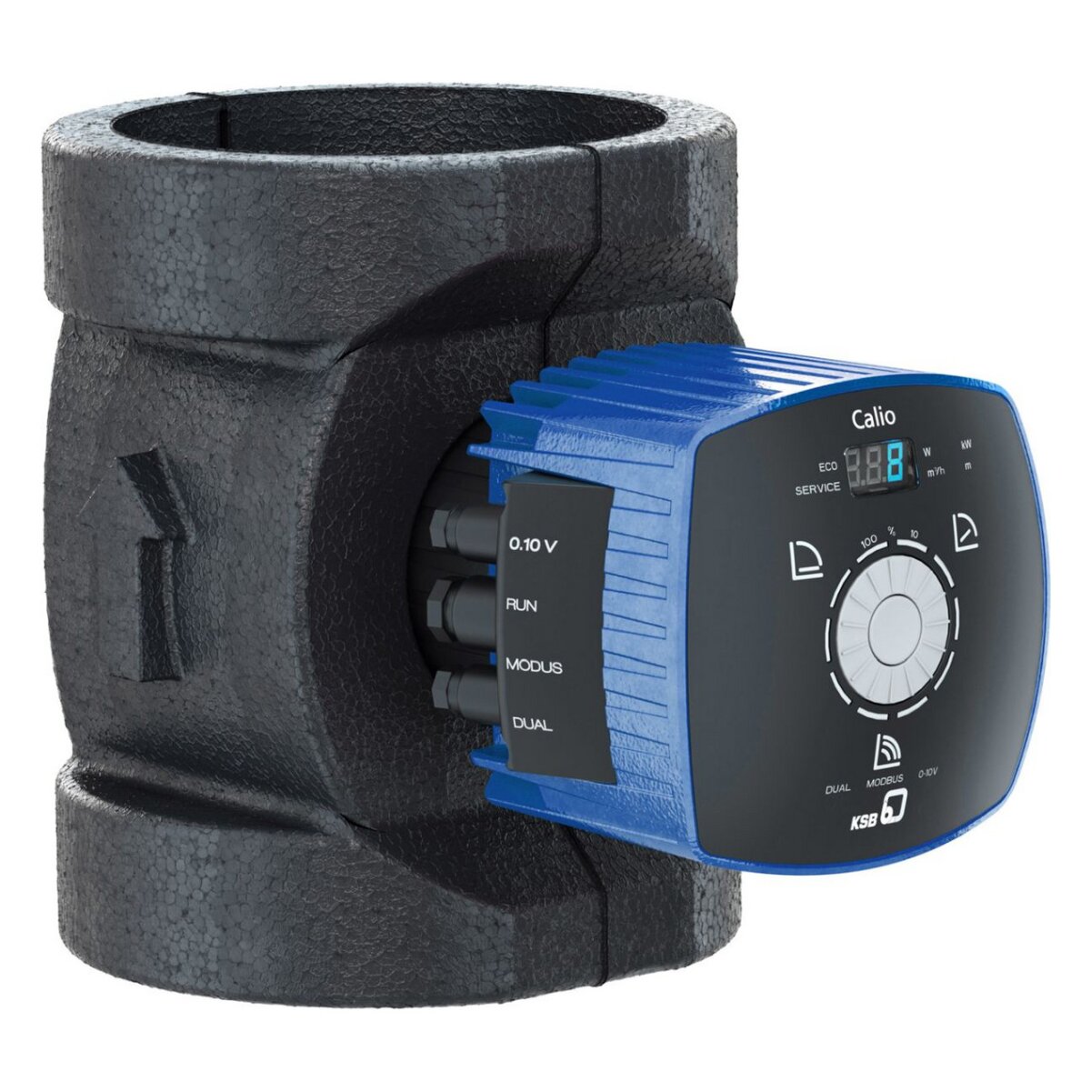 KSB Heizungspumpe Calio 30-100, geregelt G2", PN6/10/16, 1ph 230V 29134918