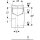 GEBERIT Duofix Vorwandelement Basic 130cm + Urinal Renova Nr. 1 Plan + Betätigungsplatte HYBASIC pneumatisch