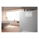 TECE Lux Mini WC-Betätigungsplatte elektronische Touch-Betätigung, Glas weiß, 9240960