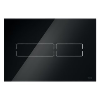 TECE Lux Mini WC-Betätigungsplatte elektronische Touch-Betätigung, Glas schwarz, 9240961