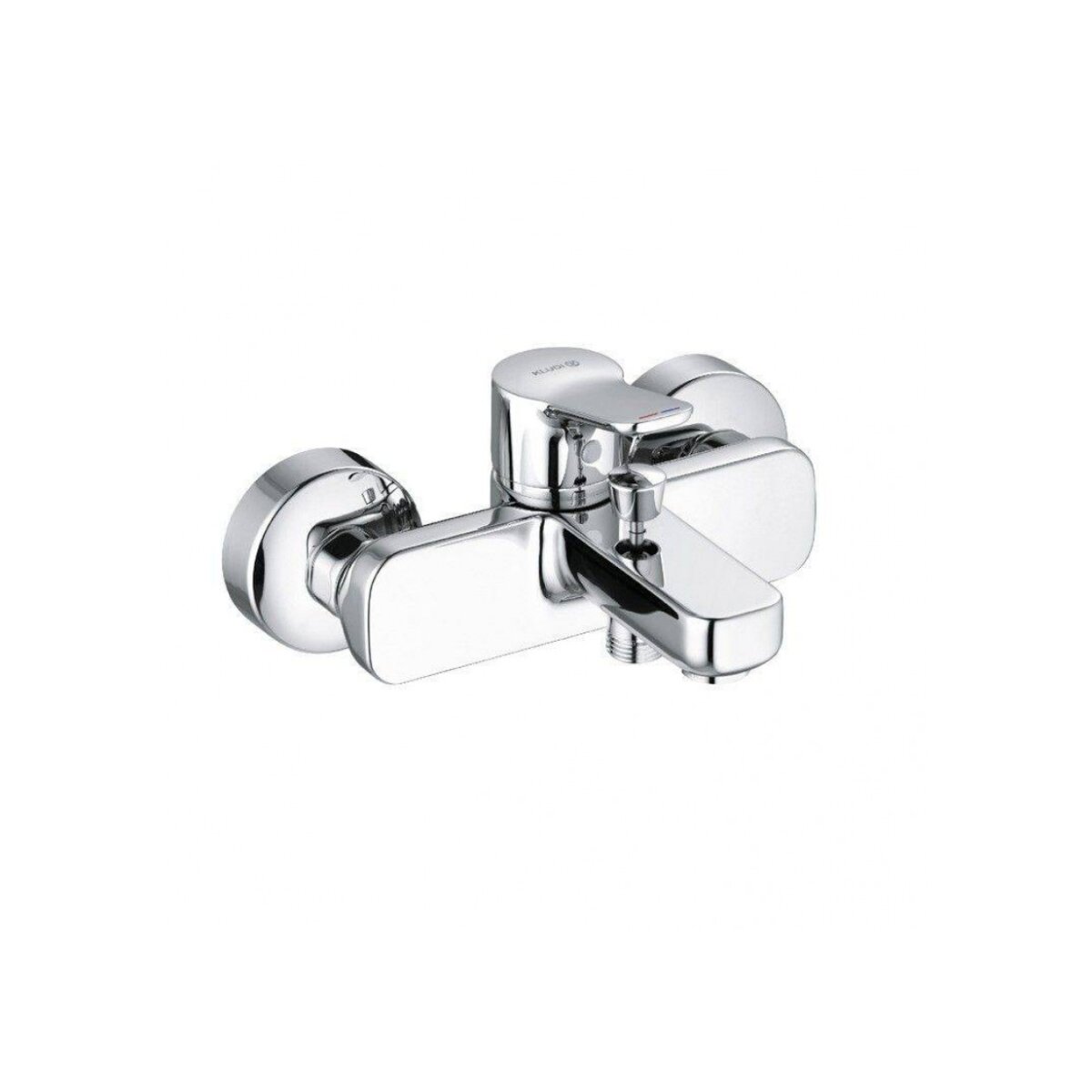 Kludi PURE&EASY Wannenfüll- und Brause-Einhandmischer, chrom, 376810565