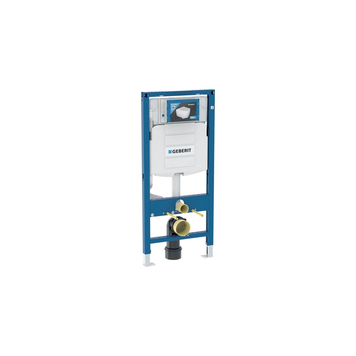 Geberit Duofix Element für Wand-WC, 112 cm, mit Sigma UP-Spülkasten 12 cm, 111300005