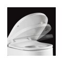 Pressalit Delight WC-Sitz mit Absenkautomatik, inkl. Scharniere aus Edelstahl, wei&szlig;, 492000-D09999