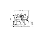KESSEL R&uuml;ckstaupumpenanlage Pumpfix M DN 100 Komfort, freiliegend 24100