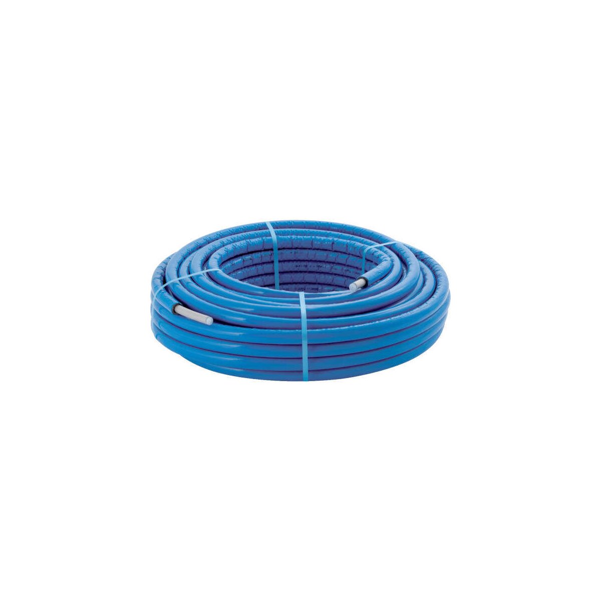 GEBERIT FlowFit Systemrohr ML, rund vorgedämmt 6mm Rollenware d25, L:25m blau ab Bj 2024, 619102002