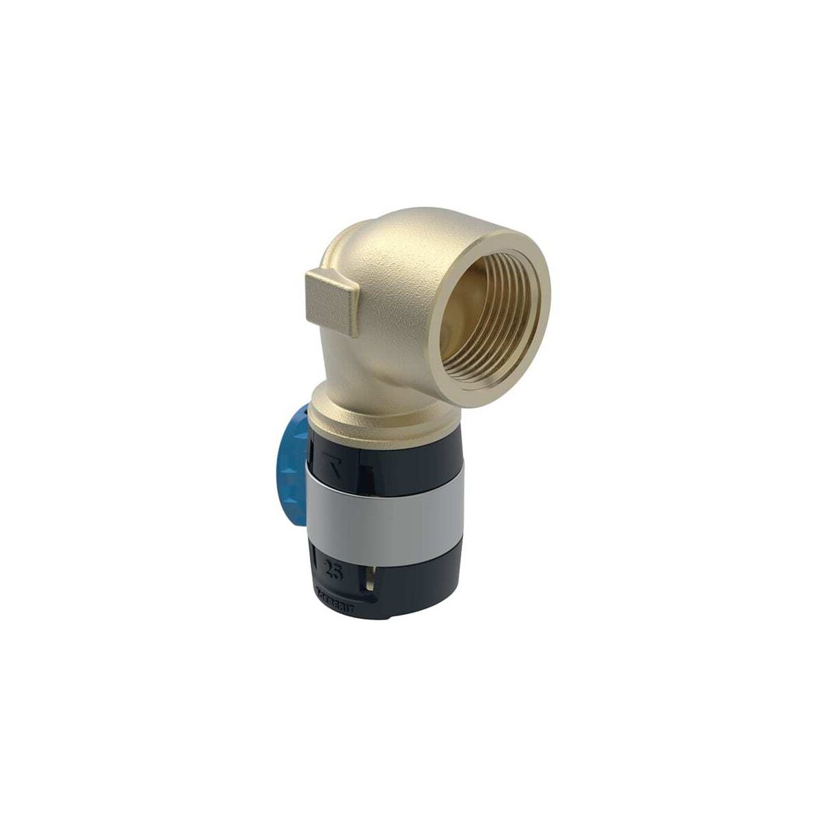 GEBERIT FlowFit Übergangsbogen 90Gr mit IG Rg+ 90Gr d20-Rp3/4, 620551001