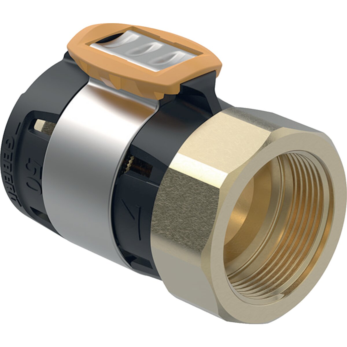 GEBERIT FlowFit Übergang mit Innengewinde SiBr d25-Rp1, 620412001