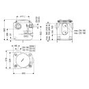 KESSEL Hebeanlage Aqualift S 100 Mono, GTF 600, freie Aufstellung 28511