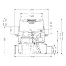KESSEL R&uuml;ckstauhebeanlage Ecolift DN 125, Einbau in die Bodenplatte, schwarz 21125S