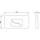 SCHWAB Betätigungsplatte GALA Drückerplatte...