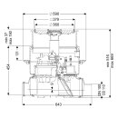 KESSEL R&uuml;ckstaupumpanlage Pumpfix F DN 100, Einbau in Bodenplatte, befliesbar 24100X