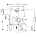 KESSEL R&uuml;ckstaupumpanlage Pumpfix F DN 125, Einbau in Bodenplatte, befliesbar 24125X