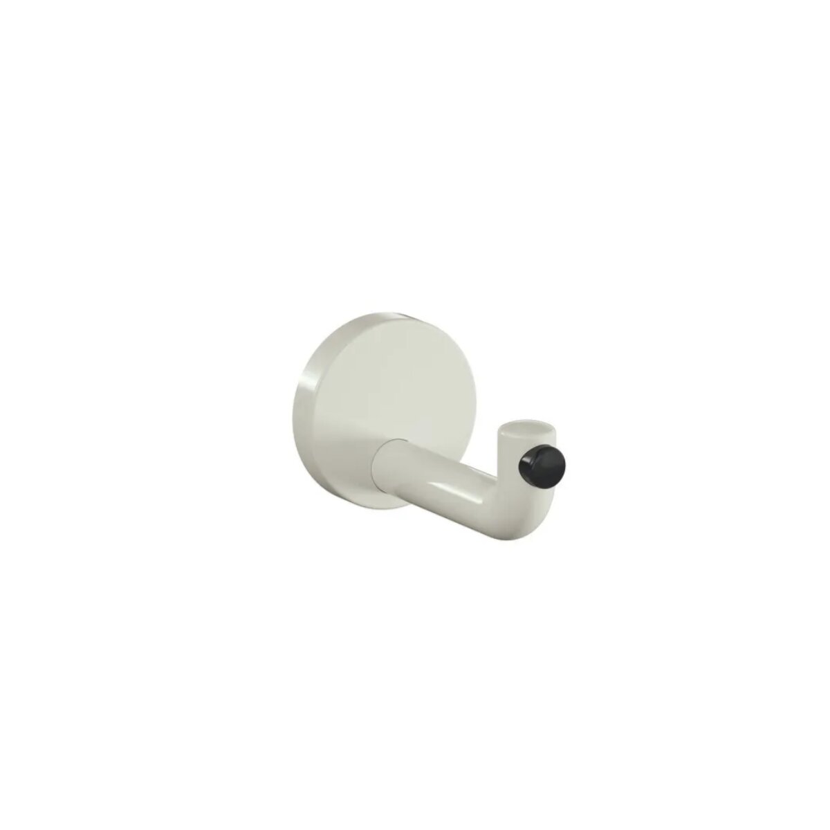 HEWI 477 Wandhaken 105mm reinweiss mit Türpuffer, 477.90.035 99