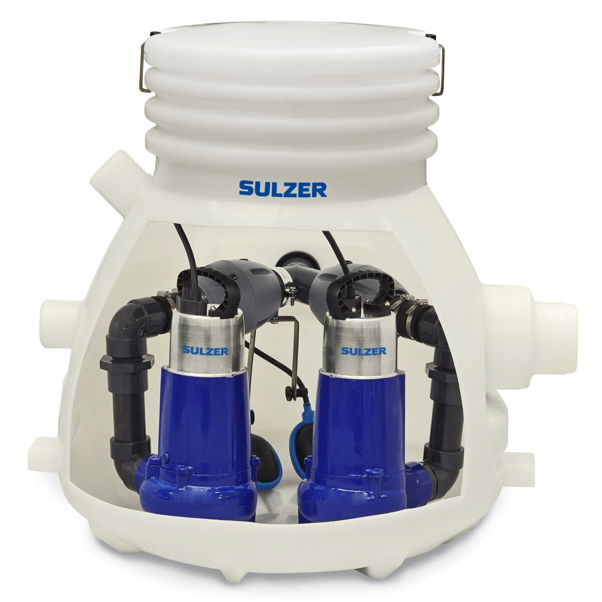 SULZER Schmutzwasser-Fertigschacht ABS Sanisett Überflurinstallation, 07565410