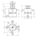 WILO Unterflur-Hebeanlage DrainLift BOX-32/11D U, 230V, 0.55kW, 2546472