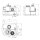 WILO Abwasser-Hebeanlage DrainLift SANI-M.16/M523/4C-EF, 6098860