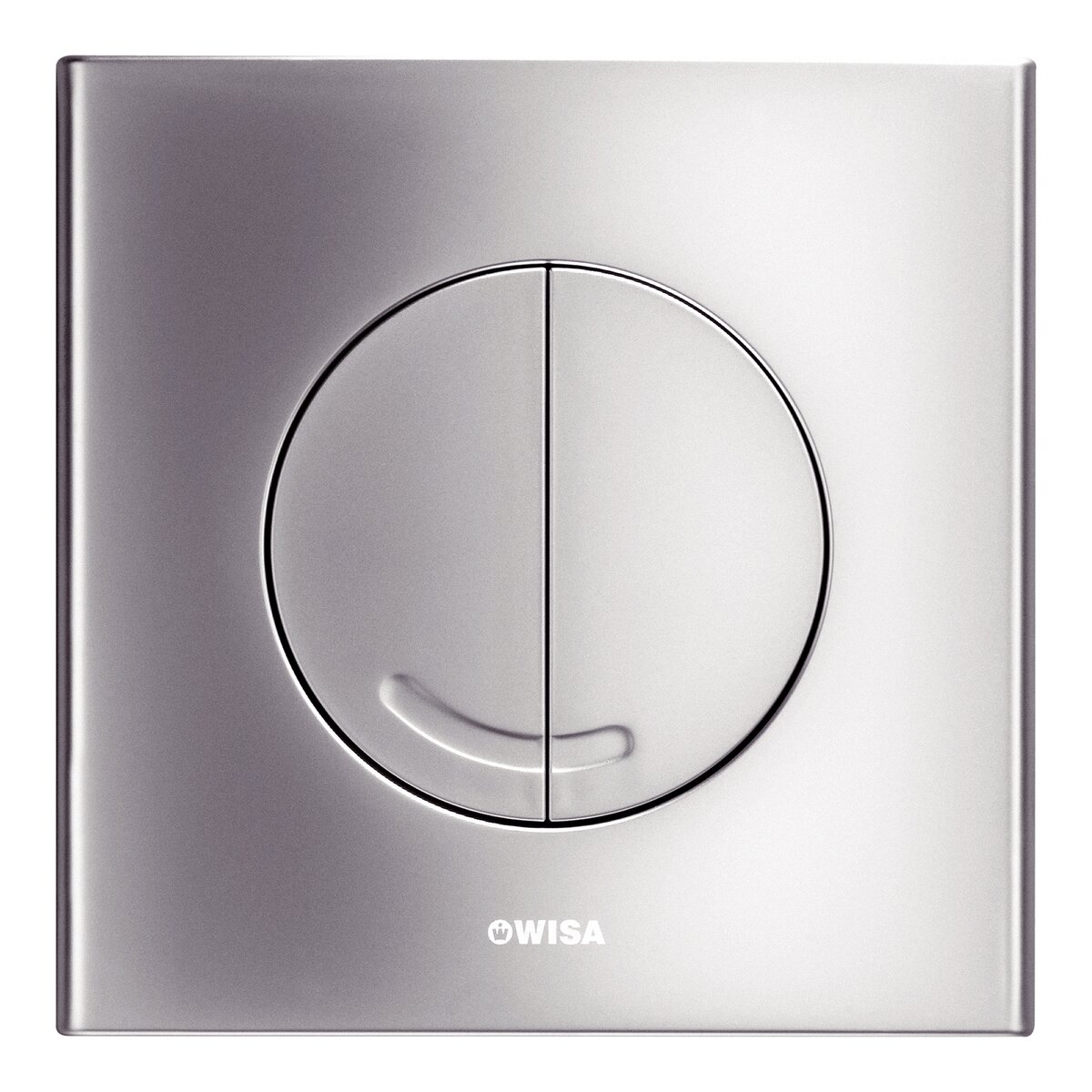 WISA XS Betätigungsplatte Argos DF (2-Mengen-Spülung, 160x160 mm, mattchrom, 8050414631