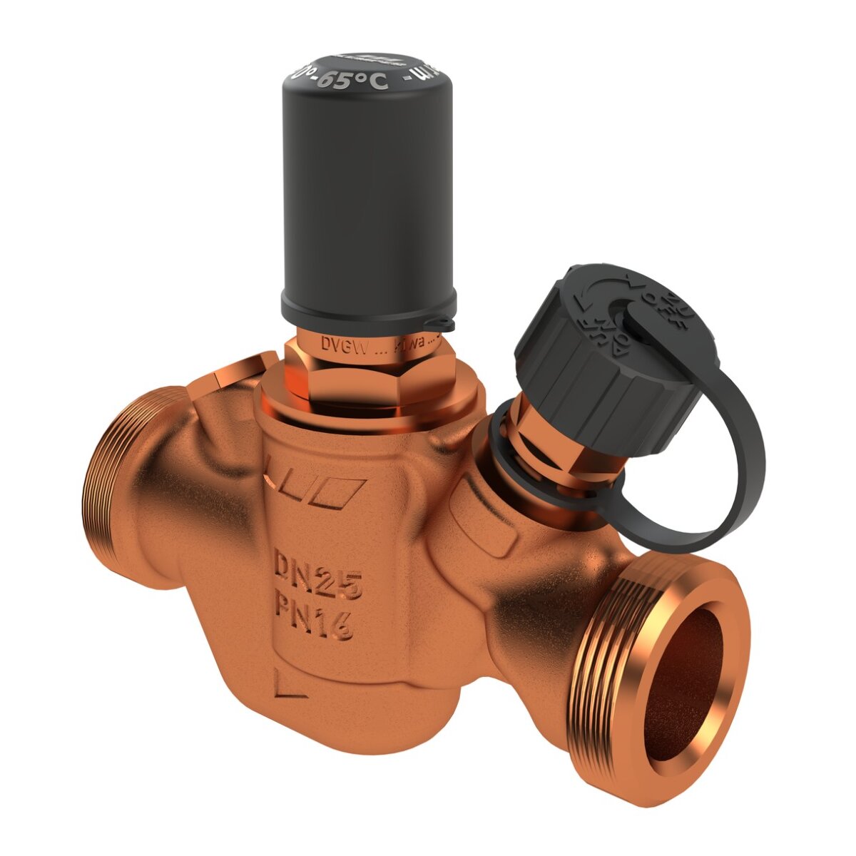 KEMPER Zirkulations-Regulierventil Multi-Therm 1410G DN 20 50 °C bis 65 °C (1"AG), 1410G02000
