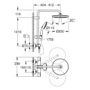 GROHE Tempesta System 250 Duschsystem mit...