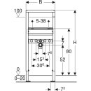 GEBERIT Duofix Vorwandelement Basic + GEBERIT Renova Plan...