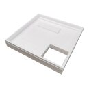 HOESCH Duschwanne Acryl superflach 90 x 90 x 2,5 cm,...