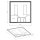 HOESCH Duschwanne Acryl superflach 90 x 90 x 2,5 cm, Komplettset mit Träger/Ablauf
