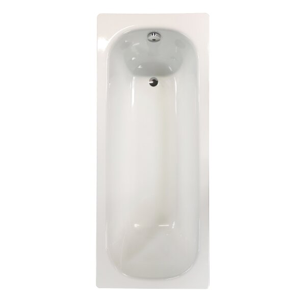 BADOSAN Badewanne Stahl 170x70cm weiß emailliert
