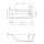 HOESCH Badewanne RIVIERA | Design Badewanne | Acryl | 160x70cm | KOMPLETTPAKET mit Styroporträger und Ablaufgarnitur
