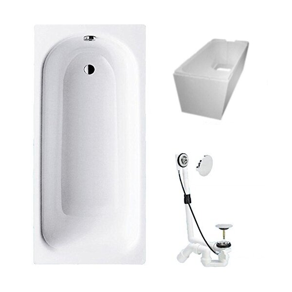 KALDEWEI Badewanne Saniform Plus KOMPLETTSET 160x70cm...