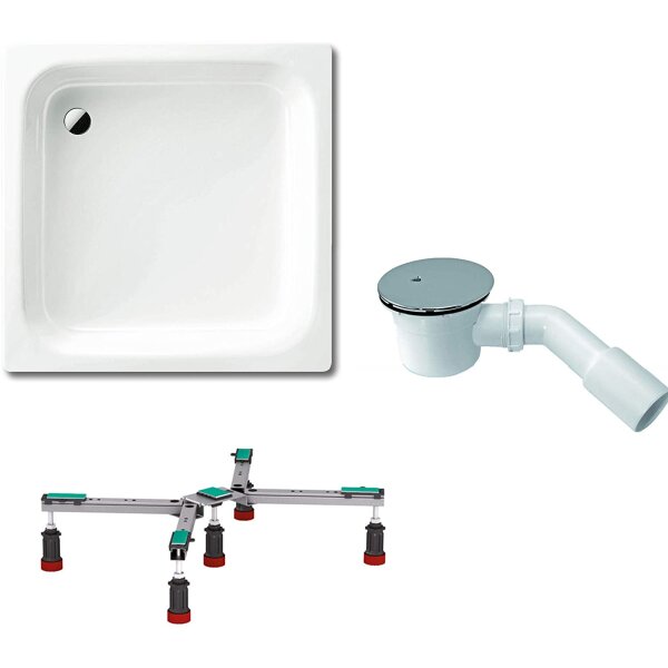 KALDEWEI Sanidusch 90x90x14cm Stahl Duschwanne...