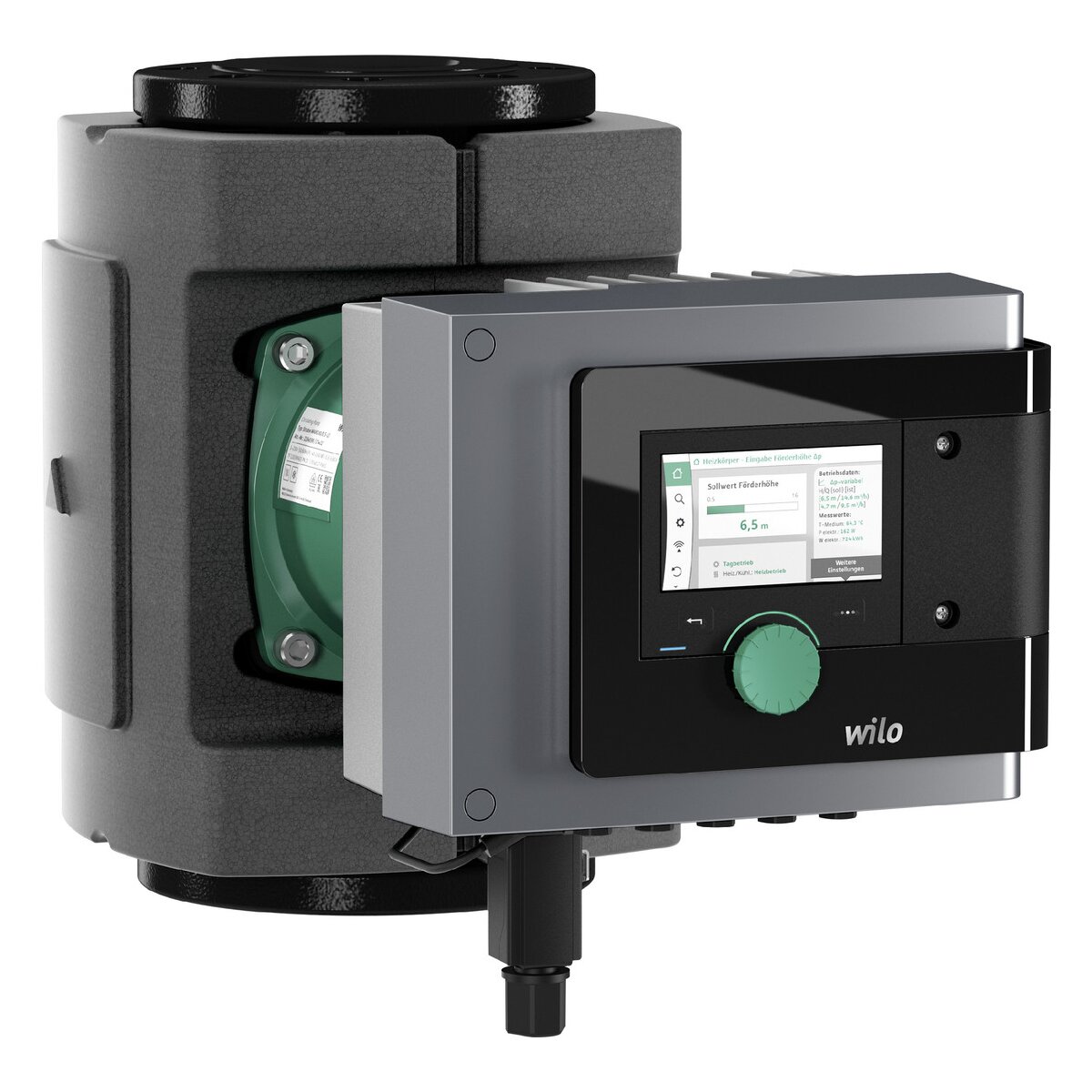 WILO Nassläufer-Premium-Smart-Pumpe Stratos MAXO 50/0,5-10 PN6/10, DN50 (PN 6/10), 200W, 240W 2222243