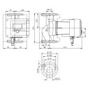 WILO Smart-Nassl&auml;ufer-Umw&auml;lzpumpe Stratos MAXO-Z 32/0,5-12 PN 16, DN32 (PN 16), 266W, 320W 2186314