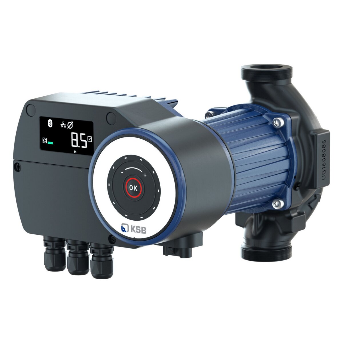 KSB Heizungspumpe Calio Pro Plus 25-40, G1 1/2", PN6/10/16, geregelt, 1ph 230V 29135464