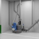 SFA Hochleistungs-Hebeanlage SANICUBIC1 GRSE71.1T mit 1...
