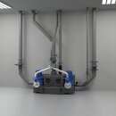 SFA Hochleistungs-Hebeanlage SANICUBIC2 GRSE71.1T mit 2...